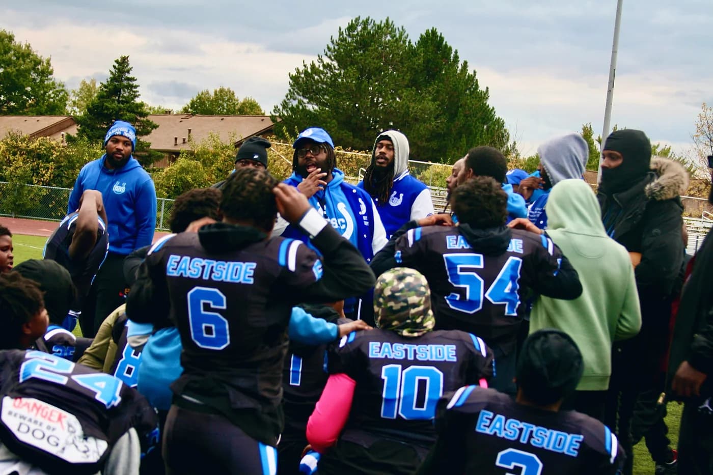 On the sideline