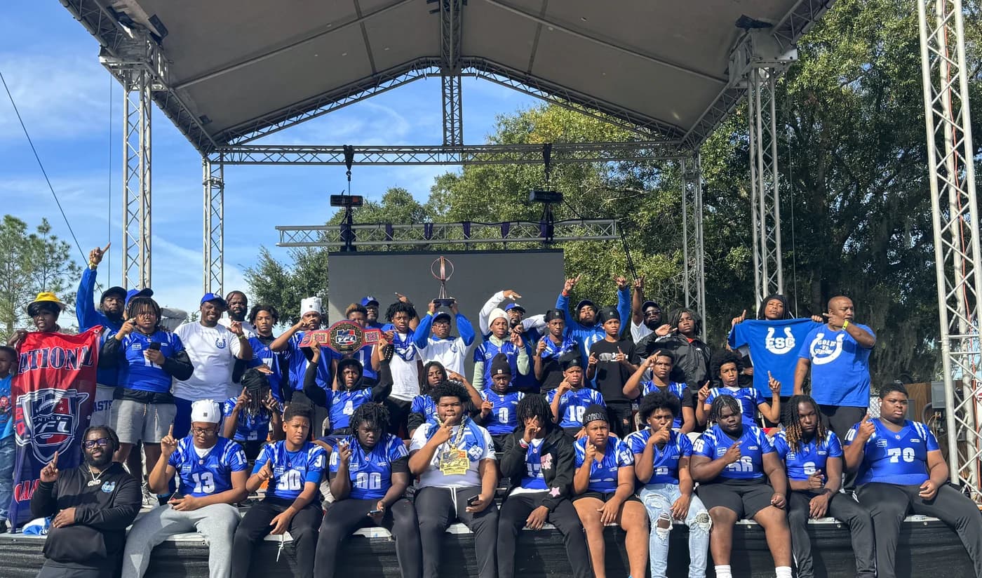 Detroit families gathered at a community event